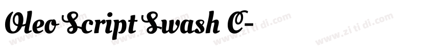 Oleo Script Swash C字体转换